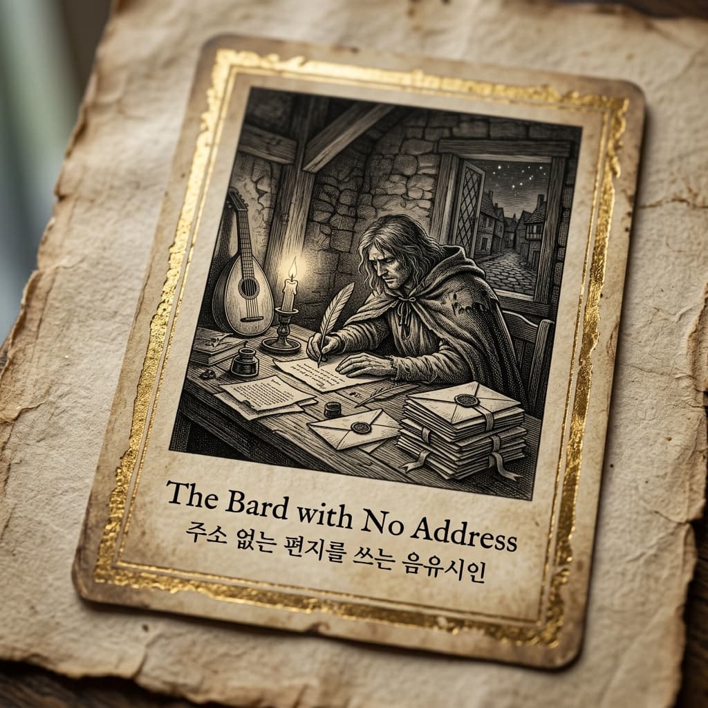 주소 없는 편지를 쓰는 음유시인